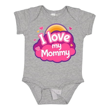 

Inktastic I Love My Mommy Girls Gift Baby Girl Bodysuit