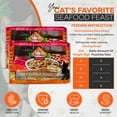 thumbnail image 3 of Scoochie Pet Chef Scoochies Recipe Variety Pack With Real Chunky Seafood in Savory Gravy Wet Cat Food, 12-oz pouch, case of 12, 3 of 6