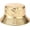 Gold, variant on Trendy Waterproof Fisherman Hats Metallic Bucket Hat for Women and Men