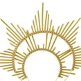 thumbnail image 6 of Aellinatey Spiked Crown Headpiece Mary HaloCrown Lolita Headband Goddess Headpiece, 6 of 13