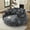 Dark Grey, variant on Rophefx 81.1" Oversized Round Chaise Lounge Sofa Bed,Fluffy Plush Cloud Couch with Deep Seat and 14 Pillows,Modern Comfy Couch for Living Room Apartment,Dark Grey