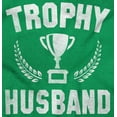 thumbnail image 2 of Trophy Husband Best Partner Hubby Men's Long Sleeve Tee T Shirt Brisco Brands L, 2 of 6