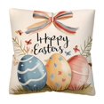 thumbnail image 2 of Guozer Easter Throw Pillow Covers, 18*18In Easter Decorations for Home, Spring Pillow Cover, Pillowcase Outdoor Decorative, Holiday Cushion Case for Home Sofa Living Room, 2 of 6