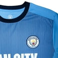 thumbnail image 4 of Manchester City Official Licensed Sublimation Logo Poly Soccer Stripes Design Jersey - X-Large, 4 of 5