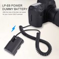thumbnail image 2 of DC Dummy Battery Pack,LP-E6 Power Dummy Battery L Dummy Battery L Dummy Batteryfor Canon Extended Durability, 2 of 14