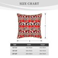 thumbnail image 4 of Fotbe Hockey With Maple Leaves Pattern Velvet Decorative Throw Pillow Covers with Elegant Piping, Soft Plush Cushion Cover for Sofa, Bed, Car, Office-20"x20", 4 of 8