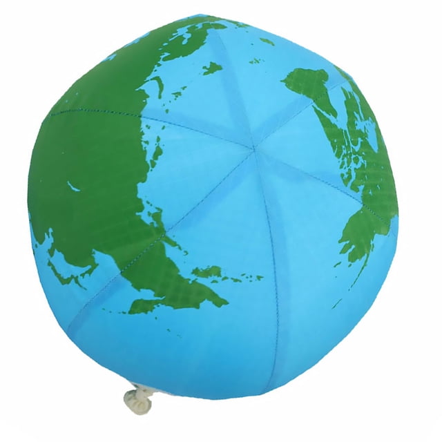 Minkissy Inflatable Ball Multi Colored 22x22x22cm 8.7x8.7x8.7in For Outdoor Playing And Exercise Supply 1Pc