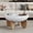 White&Walnut, variant on Atumcto 30" Round Coffee Table, Mid-Century Bowl-Shaped Low Center Table with Solid Wood Legs for Living Room, Small Space, Olive&Walnut