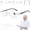 silver, variant on Mag Vision Glasses, Intelligent Zoom Blue Light Blocking Reading Glasses, Progressive Multifocal Lenses, Unisex