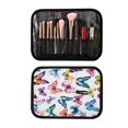 thumbnail image 6 of 3-Piece Travel Toiletry Bag Set, Hanging Wash Bag with Makeup Bag & Brush Case,Waterproof Cosmetic Organizer for Travel, Gym & Home Butterflies in Various Sizes, 6 of 10