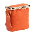 thumbnail image 5 of Portable Leather Small Cosmetic Case Retro Coin Pouches Small Jewelry Case for Rings Earrings Keys Lipstick Accessories, 5 of 9