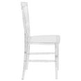 thumbnail image 5 of Flash Furniture 2 Pack Flash Elegance Crystal Ice Napoleon Stacking Chair, 5 of 7