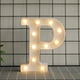 thumbnail image 3 of Luces LED con letras, letrero iluminado, letrero con letras para luz nocturna, boda/fiesta de cumpleaños, lámpara de Navidad alimentada por batería, decoración de Bar para el hogar BANYUO Electrónica, 3 of 4