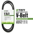 thumbnail image 2 of 8TEN Drive Belt for Husqvarna AYP 137153 532137153 GT2554 PP1846A 810-CBL2352T, 2 of 4