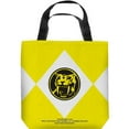 thumbnail image 2 of Trevco PWR160-TOTE1-13x13 13 x 13 in. Power Rangers & Yellow Ranger Tote Bag, White, 2 of 2