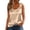 Summer Tops for Women Khaki, variant on Women's Satin Camisole Tank Tops V Neck Pleated Dressy Casual Sleeveless Blouses Summer Business Work Shirts with Metal Keyholes Mothers Day Gifts