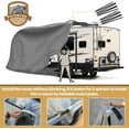 thumbnail image 3 of XGear 5th Wheel Cover RV Cover Easy Setup W Tire Covers Fits 26'-29', Grey, 3 of 7