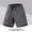 Dark Gray, variant on Men's Shorts with Pockets Elastic Waist Big and Tall Summer Travel Casual Loose All-Match Sports Breathable Fast-Drying Pants