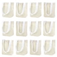 thumbnail image 3 of Brybelly 8" Canvas Tote Bags, 12-pack, 3 of 7