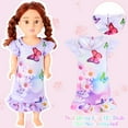 thumbnail image 2 of Girls Nightgowns Mermaid Pajamas Sleepwear for Girls and 18" Dolls Clothes, 2 of 6