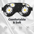 thumbnail image 3 of Naloa Daisies Flowers Print Sleep Mask for Sleeper, Light Blocking Sleeping Eye Mask for Women Men, Eye Shade with Adjustable Strap for Travel, Nap,Meditation, 3 of 7