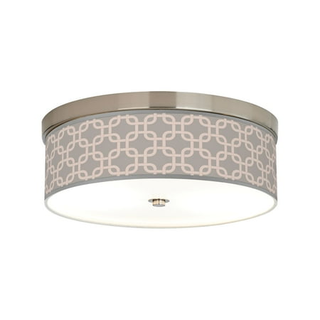 Giclee Gallery Smoke Lattice Giclee Energy Efficient Ceiling Light