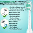 thumbnail image 4 of Cabezales de repuesto para cepillos de dientes Jiuzhoudeal Sonicare, paquete de 10, 4 of 7