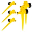 thumbnail image 3 of Durable Yellow Plastic Sprinkler Spikes for Home Garden Use Efficient MultiUse Watering Base 5pcs, 3 of 8