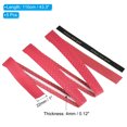 thumbnail image 2 of Tennis Badminton Racket Overgrip Anti Skid Sweatband Racquet Grip with Raised Ridges, Red 5 Pack, 2 of 6