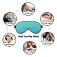 thumbnail image 6 of Uemuo Teal Turquoise Pattern Sleep Eye Mask - Light Blocking Sleep Mask Blocking Out Light Perfectly, Soft and Comfortable Night Eye Mask, Eye Blinder, 6 of 7