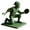 D, variant on Green Baseball Soldier Figurine, 1.95 inch, Handcrafted Plastic Decoration, Adds Sporty Personality to Home or Office, Perfect Gift for Baseball Fans