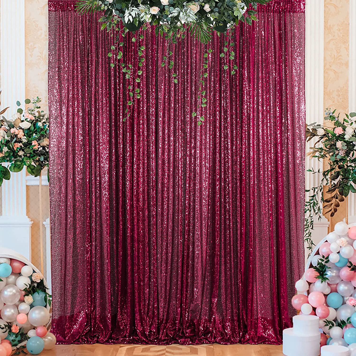 Unique Sequins Style Curtains Festive Pattern Beach Summer Ceiling Installations Unique Sequins Style Curtains Festive Pattern Beach Summer Ceiling Installations