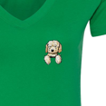 thumbnail image 4 of Inktastic Pocket Goldendoodle Women's V-Neck T-Shirt, 4 of 5