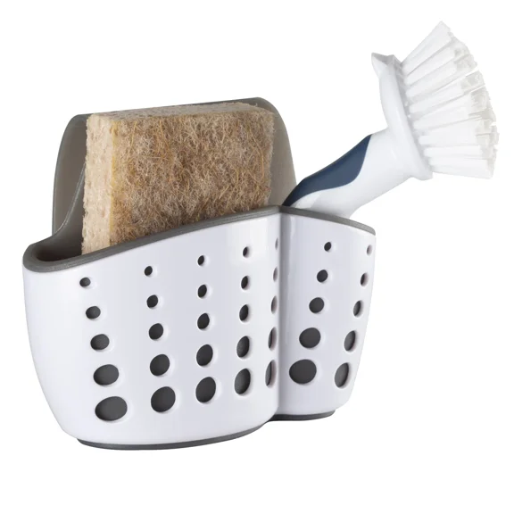 2-In-1 4.72" H- 5.71" L- Sponge And Brush Sink Caddy