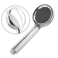 thumbnail image 2 of Booster Shower Shower Head Home Improvement Silver Water Saving ABS Plastic Round Bathroom Accessories Brand New Lightweight, 2 of 10