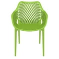 thumbnail image 5 of Compamia Air XL Outdoor Patio Dining Arm Chair in Tropical Green, 5 of 6