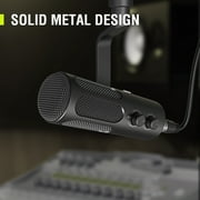 FIFINE TANK3 USB/XLR Dynamic Microphone for Podcast, Professional Studio Recording Mic with Headphone Jack, Gain Control, Mute for PC Computer, Mixer
