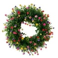 thumbnail image 2 of Clearance Sale! Lssam Wreaths Wreaths for Front Door Color Wreath Colorful Spring/Summer Wreath Artificial Flower Door Wreath Decoration, 2 of 7