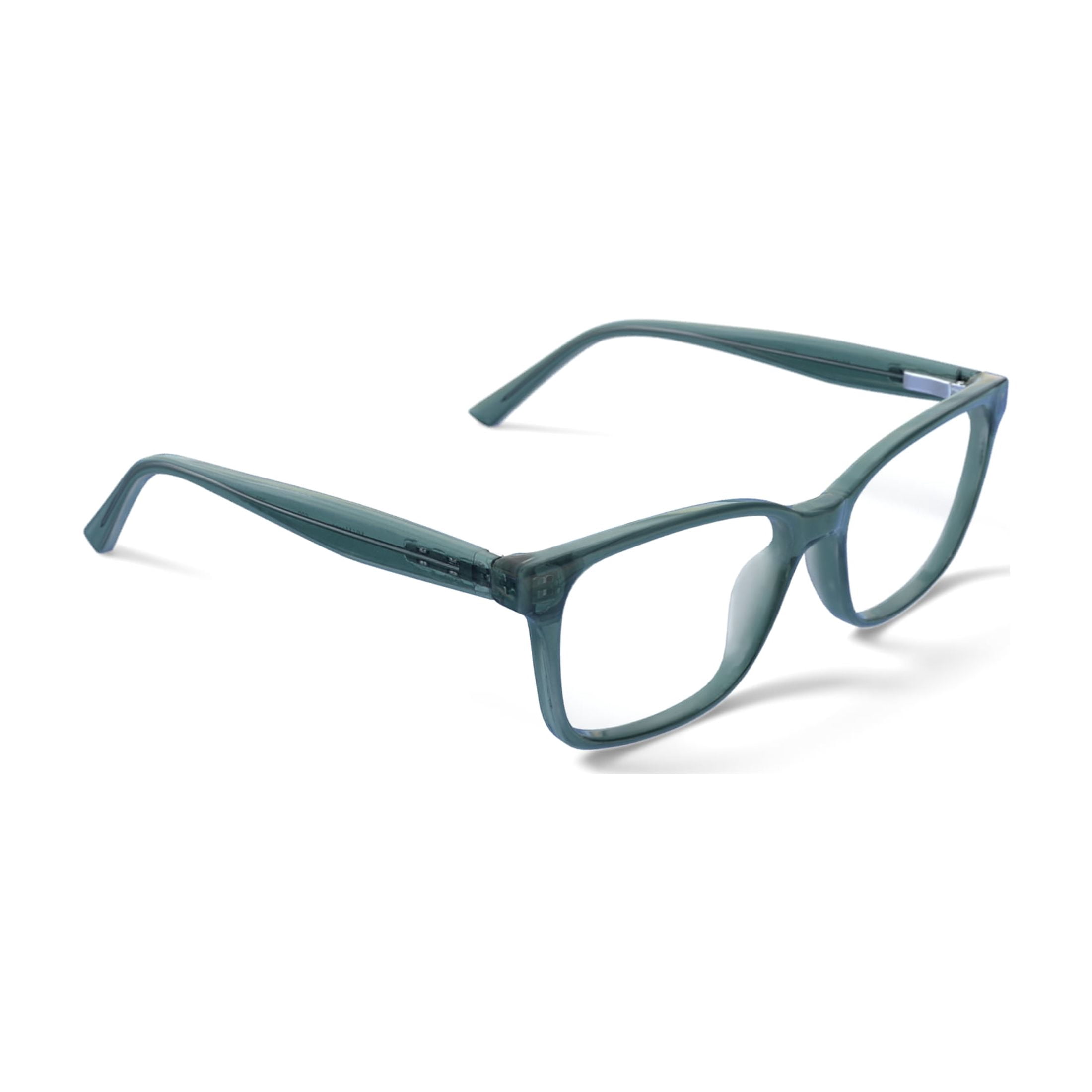 Youth Mason Rx'ble Eyeglasses with Case, Crystal Green