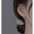 thumbnail image 2 of Solid 925 Sterling Silver Star Stud Earrings for Women Teens Star Post Stud Earrings Drops, 2 of 12