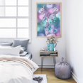 thumbnail image 4 of Kit de pintura de diamantes con diseño de campanillas de viento, diseño de flores, para adultos, pintura por números, decoración de pared del hogar (11,8 x 15,7 pulgadas), 4 of 5
