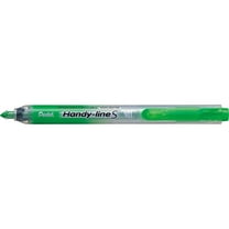Pentel Highlighter, Retract, Refillable, Chisel Tip, Lite Green (SXS15-K)