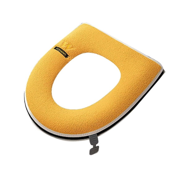 Pekkaxy Thick Toilet Seat Cushion, 16.5 x 15 in, Waterproof and Anti-Slip, Soft Velvet Inner Layer for Enhanced Bathroom Comfort
