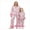 Pink Mom, variant on Mommy and Me Matching Pajamas Santa Tree Print Button Down Long Sleeve Lapel Tops Pants Sleepwear