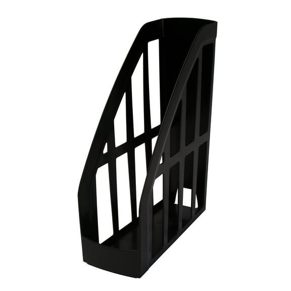 Storex Recycled Magazine Files, Black, Case of 2