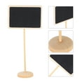 thumbnail image 3 of MasteelfCA 10 Pcs Panneau Rectangulaire en Bois Mini Panneaux de Tableau Noir Panneaux de Message, 3 of 8