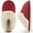 Red, variant on Ecetana Womens Slipper with Memory Foam Fluffy Soft Warm Slip On House Shoes