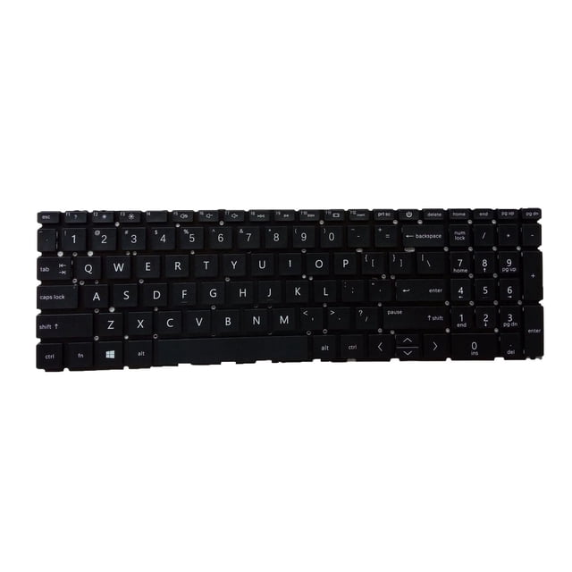 Teclado de repuesto perfke para computadora portátil 15-EG0102 TPN-Q246 TPN-Q245 EG0101TX sin retroiluminación