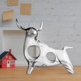 thumbnail image 2 of Estatuilla de vaca BLESIY Resina Estatua Escultura Ganado 20.5x7.5x21cm Blanco, 2 of 8