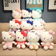 thumbnail image 2 of Sanrio-muñeco de peluche de Hello Kitty para niña, juguete de felpa corta, Falda vaquera KT, gato, almohada, algodón PP, Súper suave, regalos de cumpleaños, 2 of 4